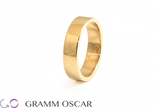 Обручальное кольцо, желтое золото