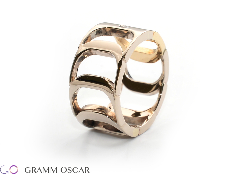 Обручальное кольцо в стиле DAMIANI