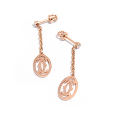 Сережки у стилі CARTIER