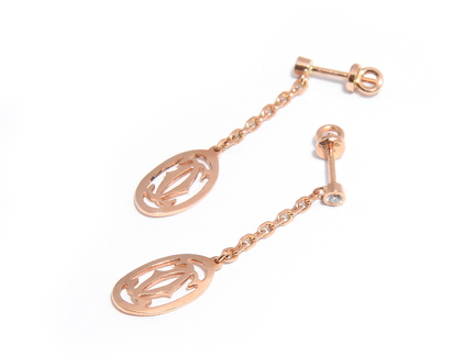 Сережки у стилі CARTIER