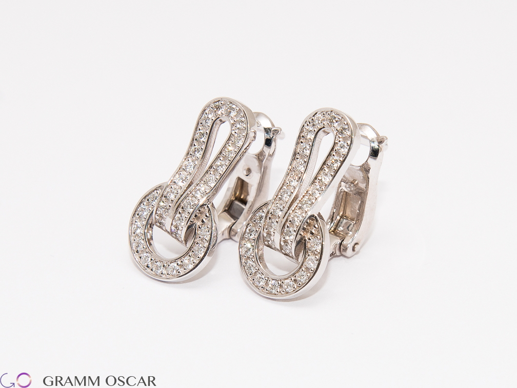 Сережки у стилі CARTIER